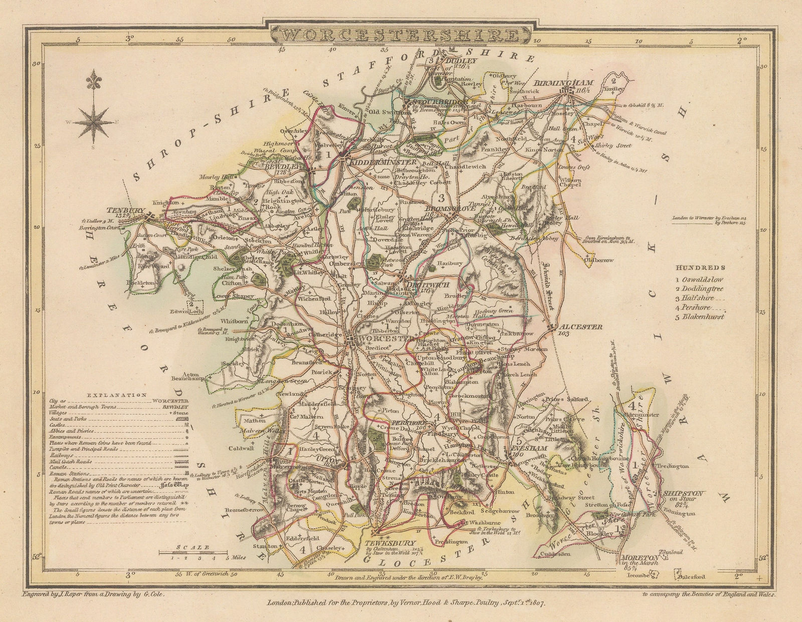 Cole & Roper, Worcestershire, 1840 c.