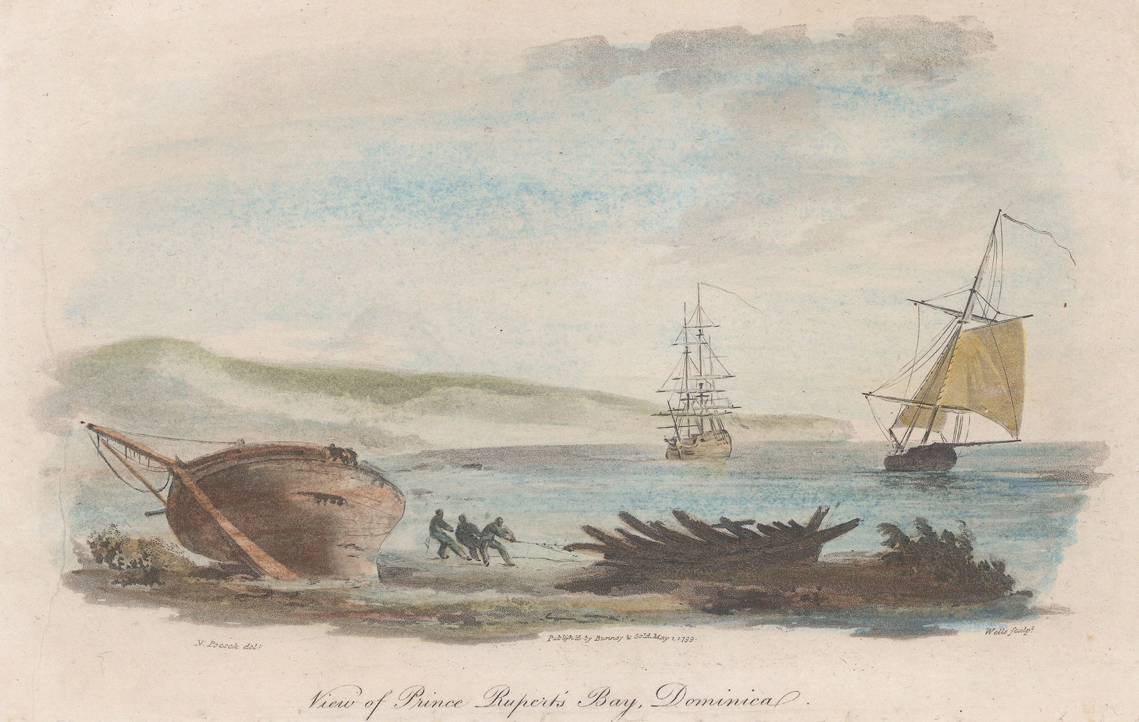 Bunney & Gold, Dominica - Prince Rupert's Bay, 1807
