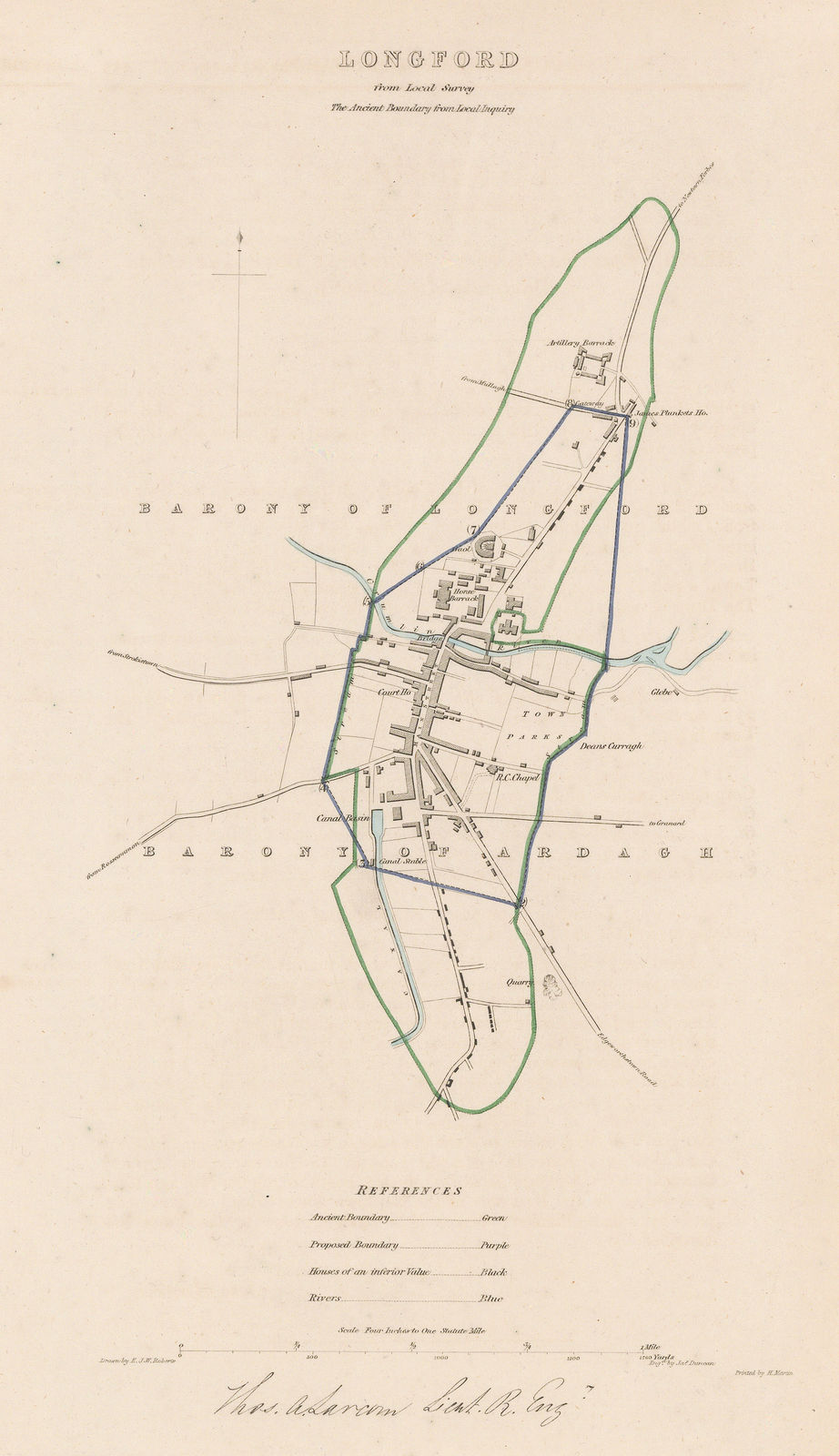 Robert Kearsley Dawson, Longford, 1832