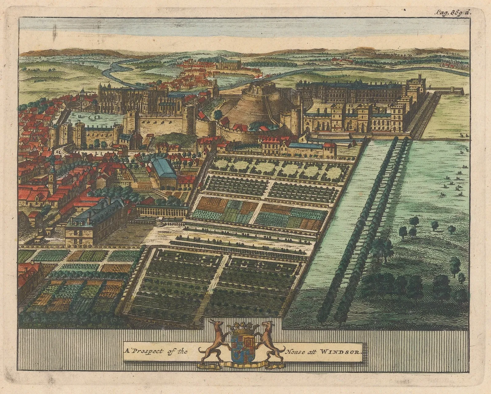 Pieter Van der Aa, Windsor Castle, 1727