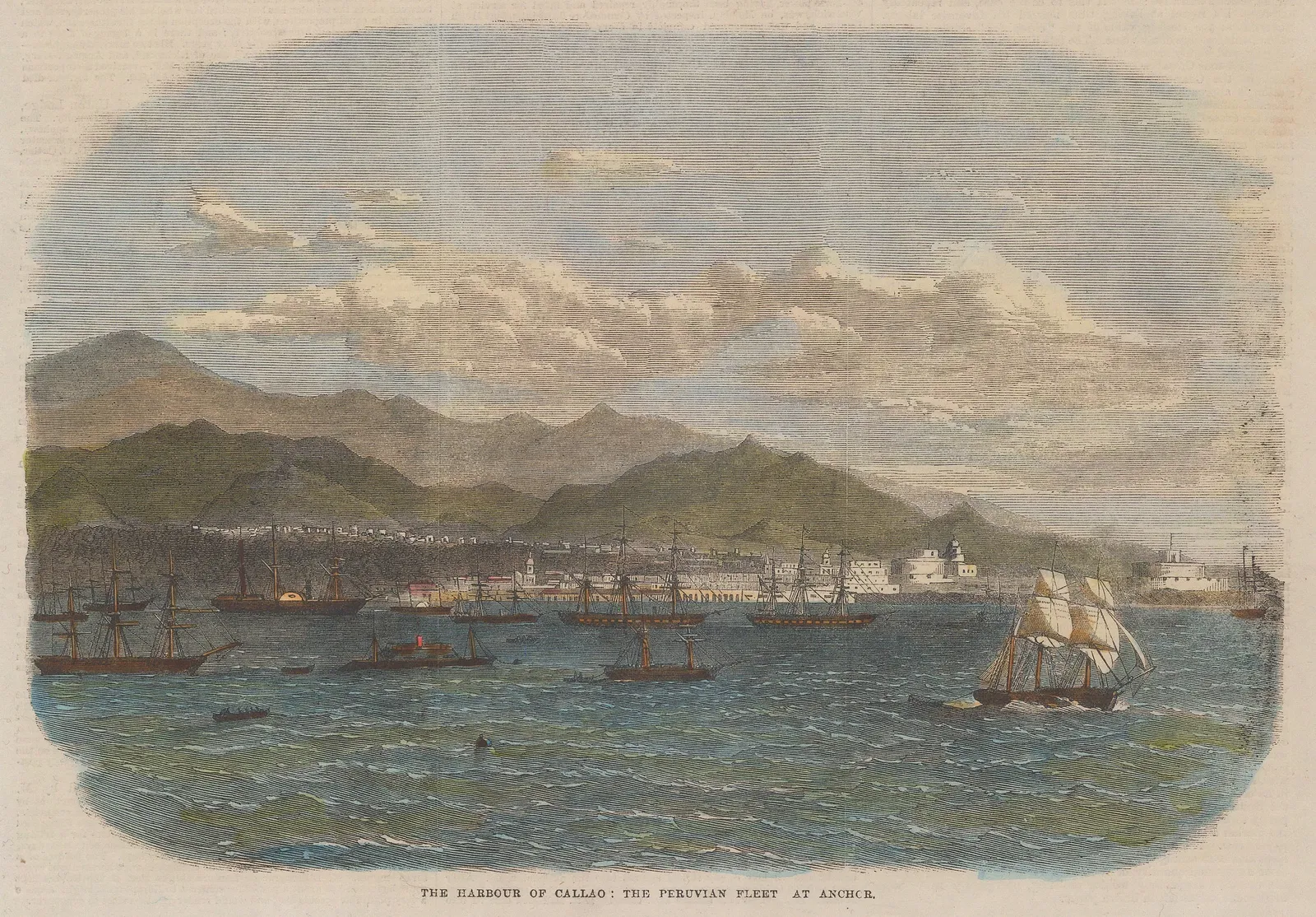 Illustrated London News (ILN), Peru - Callao, 1865