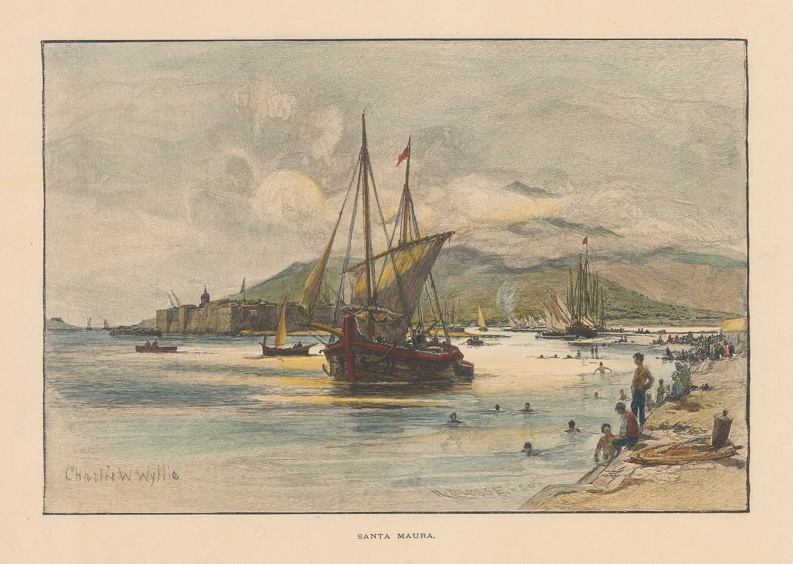 Picturesque Mediterranean, Greece - Lefkada, 1880 c.