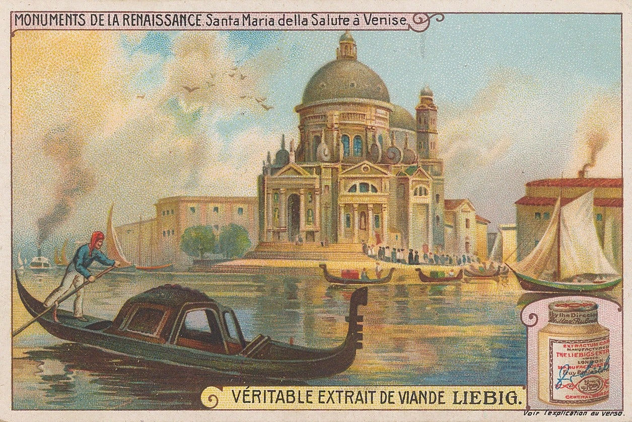 Liebig's Extract, Italy - Venice, Santa Maria Della Salute a Venise, 1904