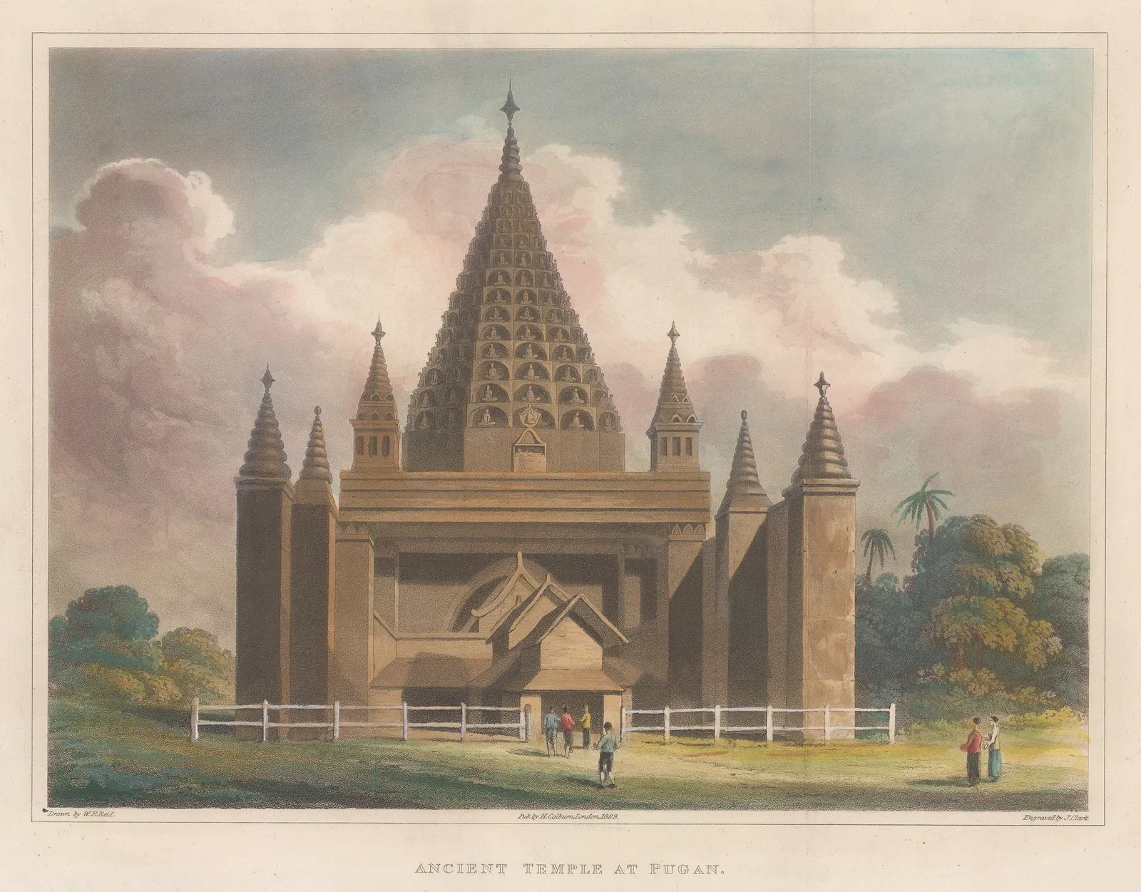 John Crawfurd, Burma - Pugan /Bagan, 1830