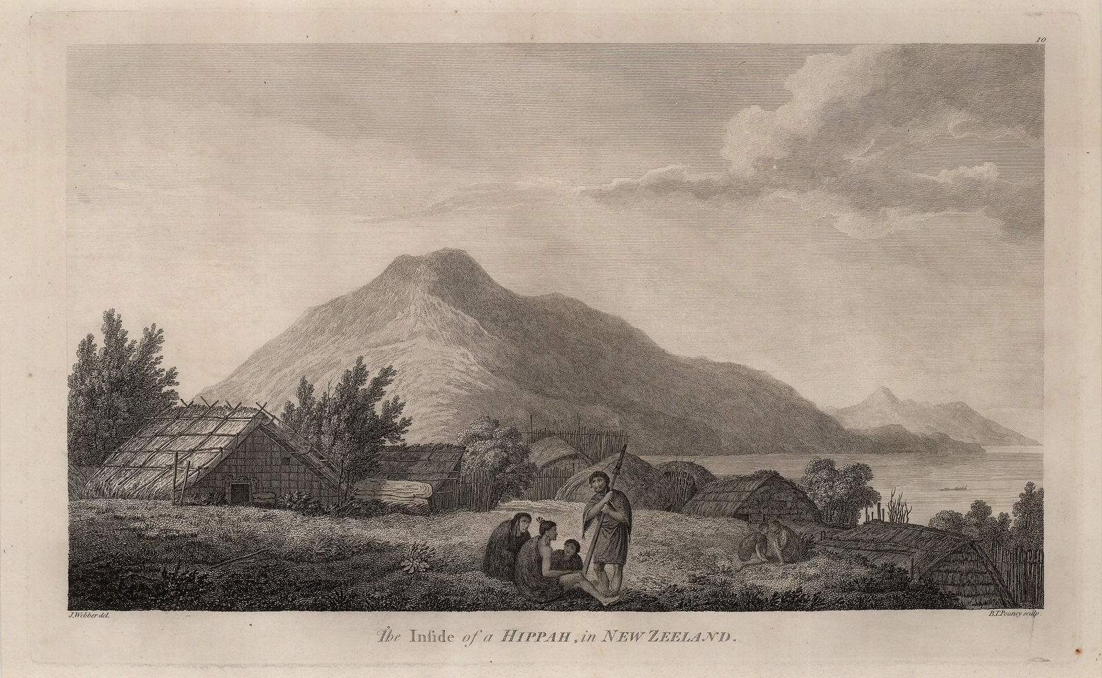 Cook's Voyages, New Zealand - Motuara Island, 1784