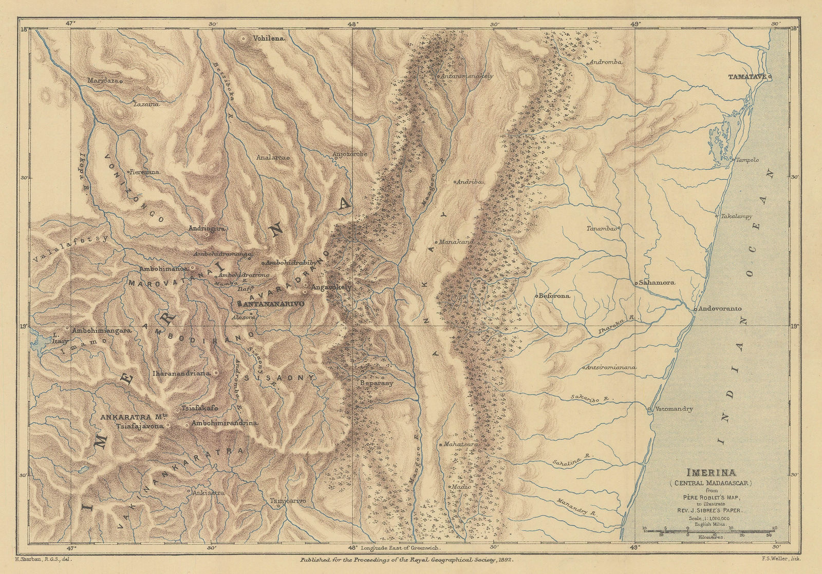 Royal Geographical Society (RGS), Imerina (Central Madagascar), 1892