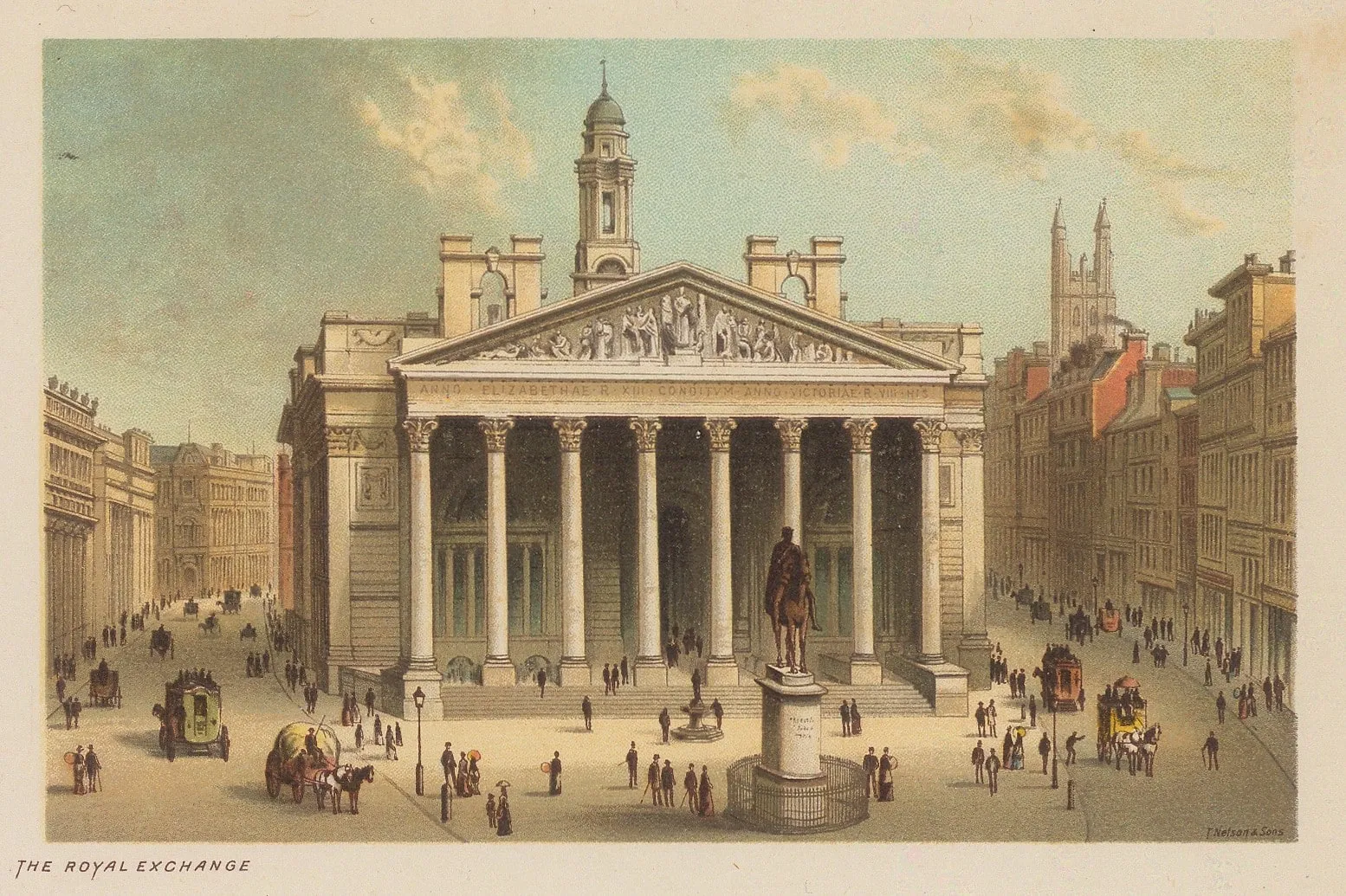 Thomas Nelson, London - Royal Exchange, 1889