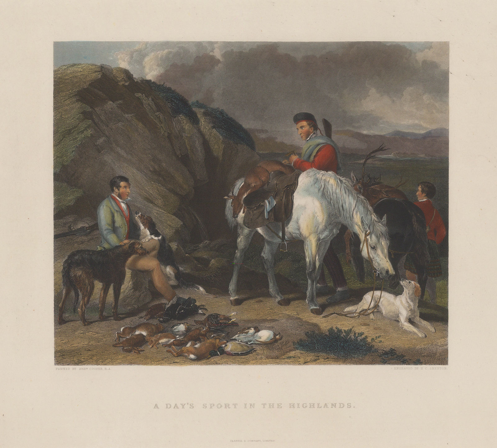 Cassell & Co., Shooting - Day's Sport in the Highlands, 1900 c.