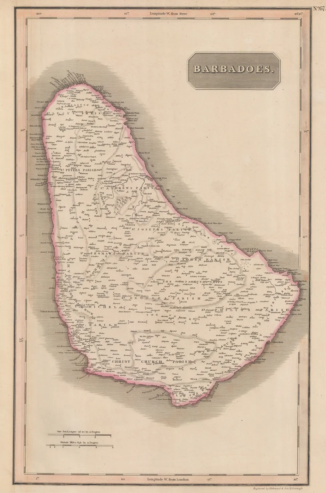 John Thomson, Barbados with plantations and sugar mills, 1820 (c.)