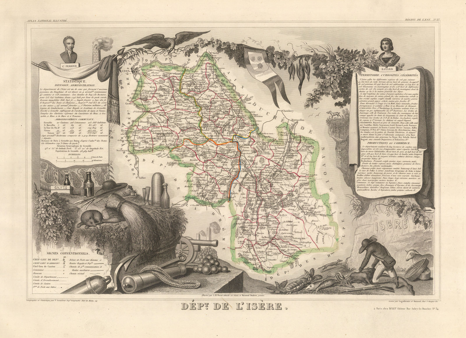 Victor Levasseur, Isère, 1847