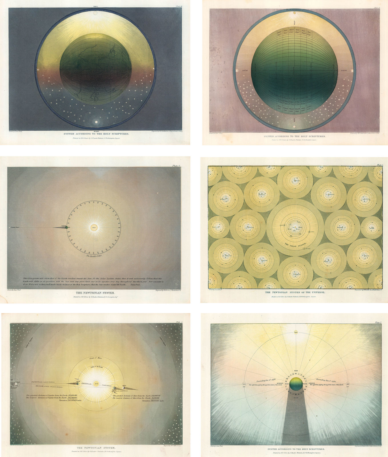 George Baxter, Muggletonian Celestial Diagrams, 1846