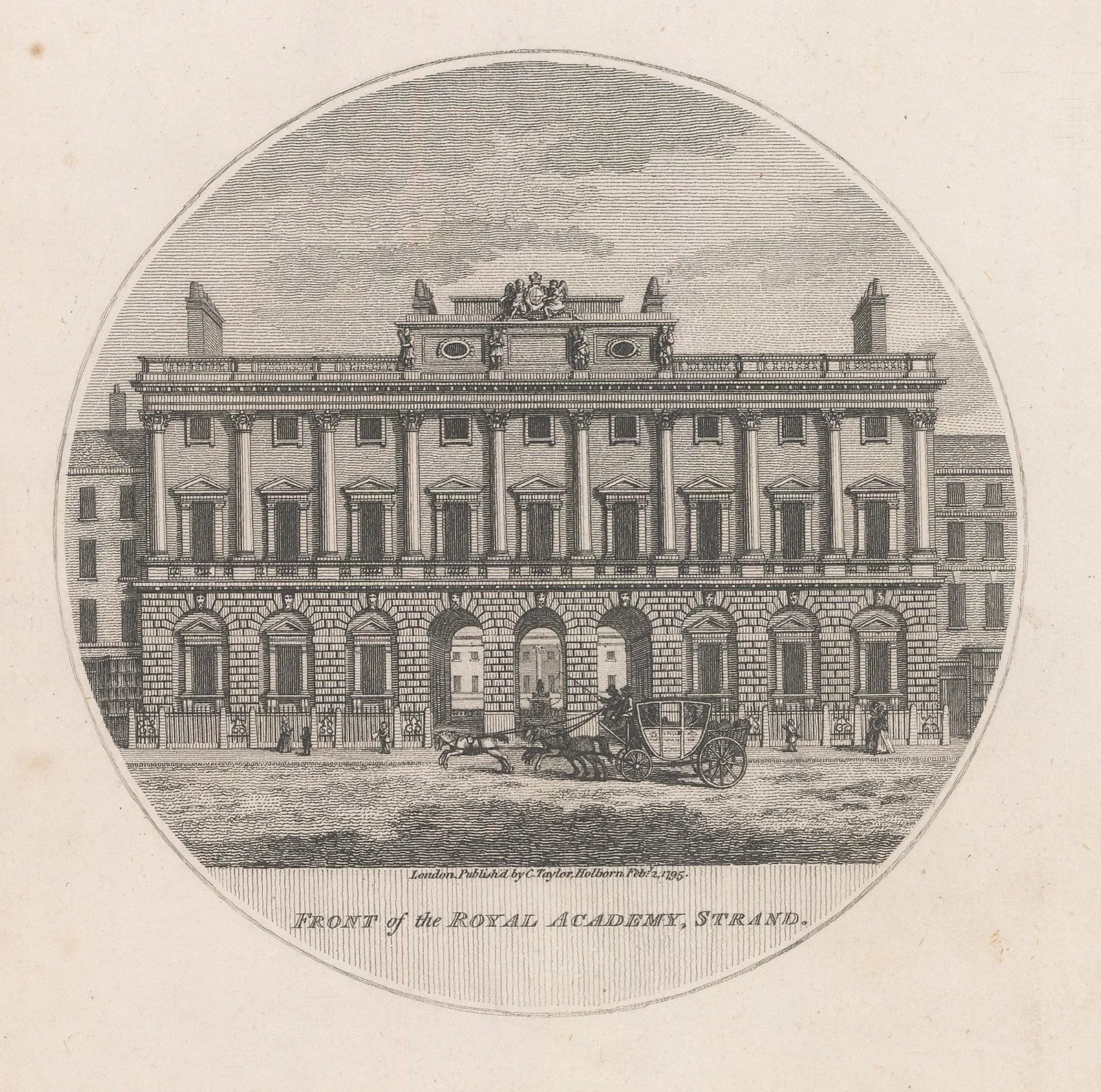 Jean-Jerome Baugean, London - Royal Academy, 1796