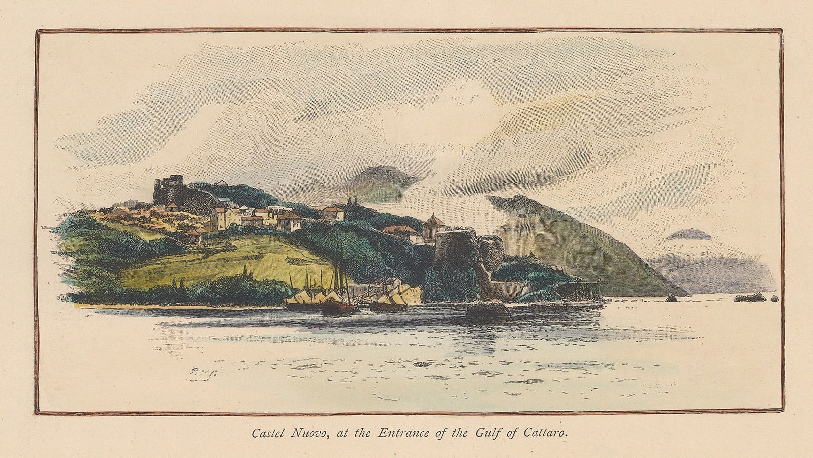 Picturesque Mediterranean, Croatia - Castle Nuovo, 1880 c.