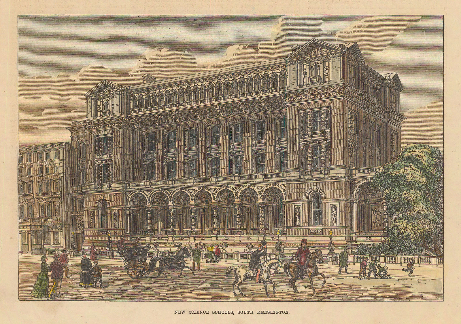 Illustrated London News (ILN), London - Imperial College, 1872