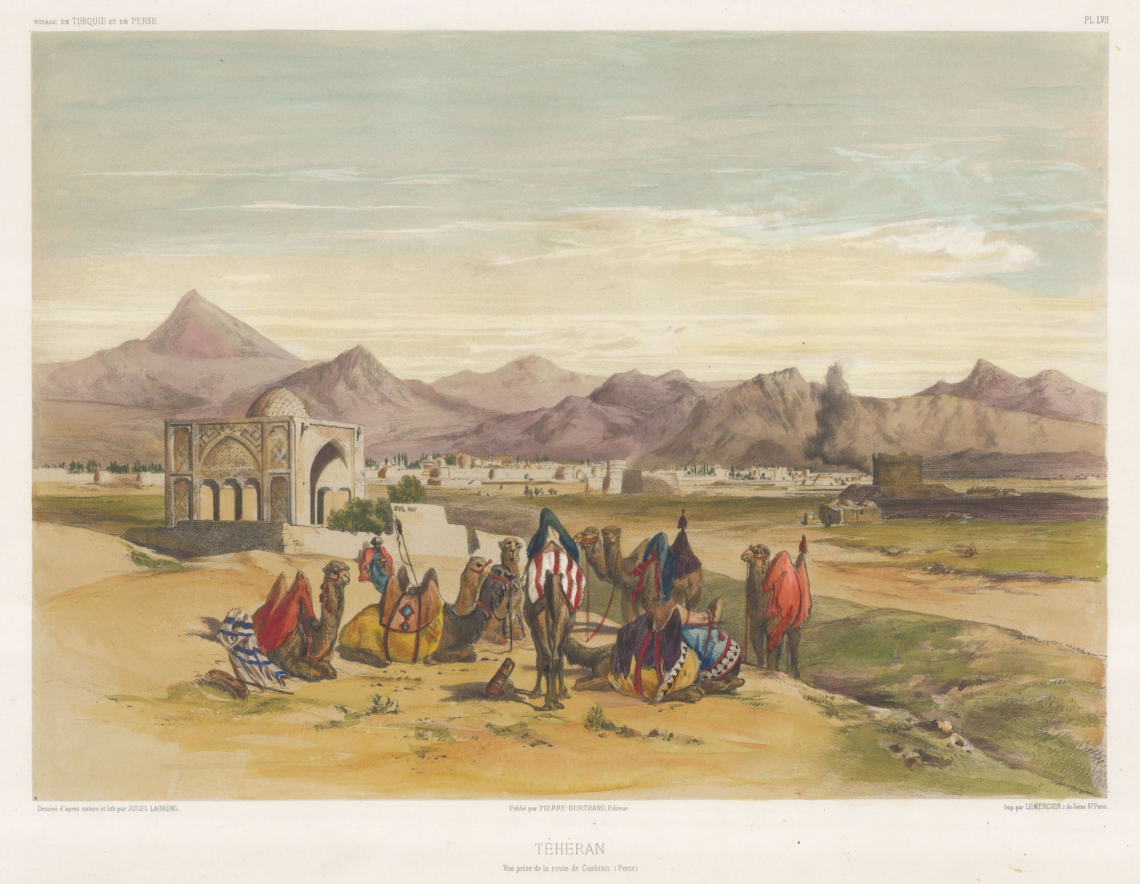 Xavier de Hell, Iran - Tehran, 1853 c.