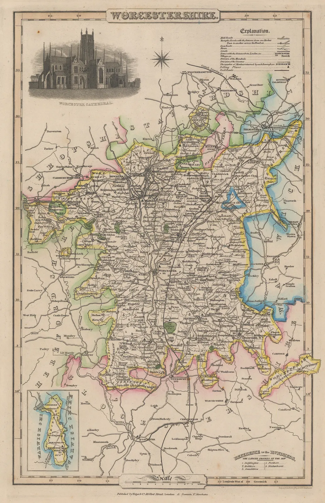 James Pigot, Worcestershire, 1830 c.