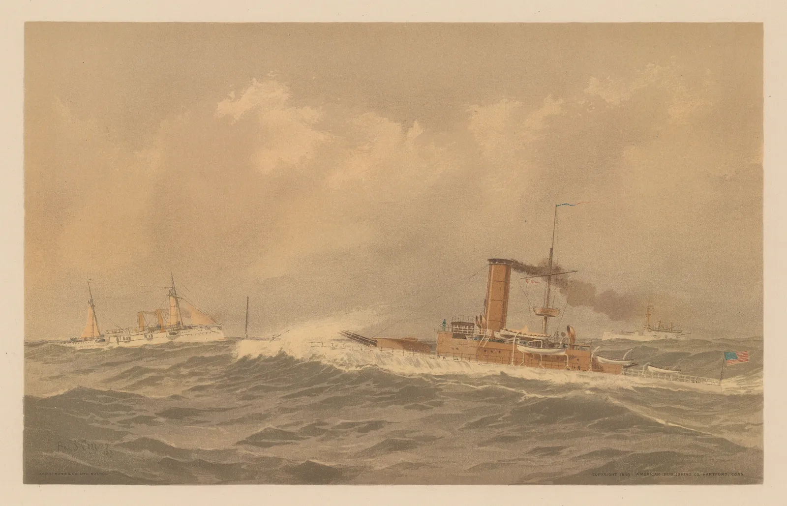 Frederick Cozzens, US Navy - Naval Ships, 1893 c.