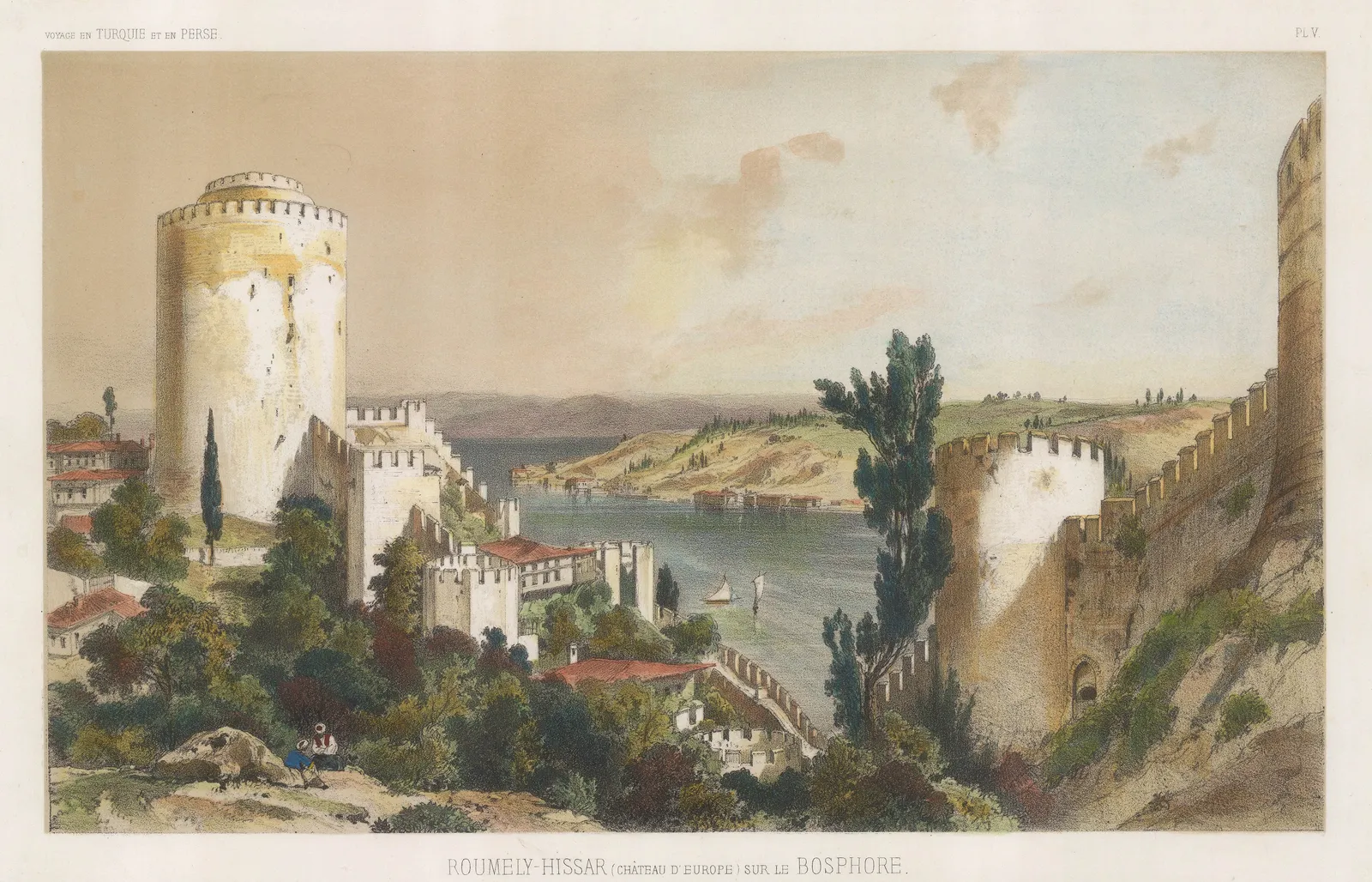 Xavier de Hell, Turkey - Bosphorus, 1854 c.