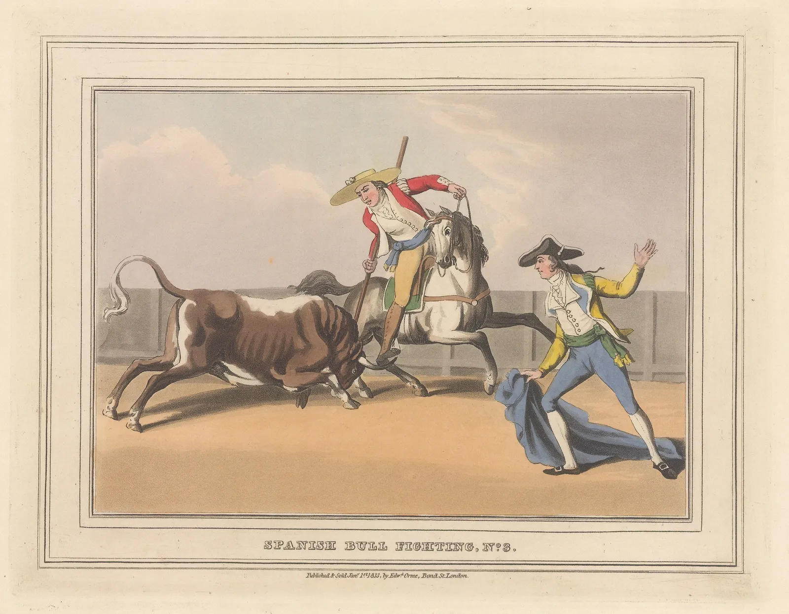 Edward Orme, Spain - Bull Fighting, 1813