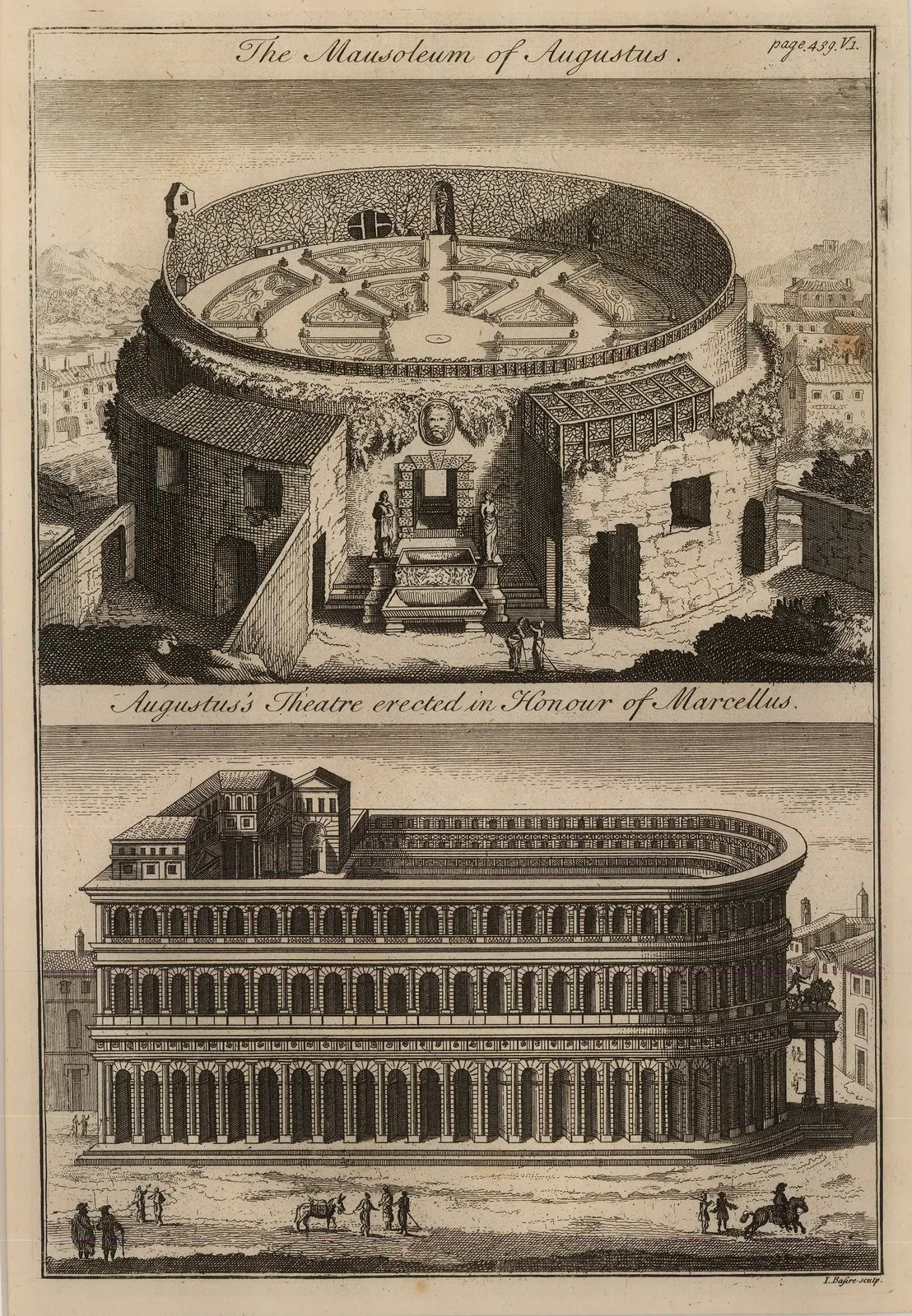 I. Bafire, Italy - Rome, Campus Martius, 1790 c.