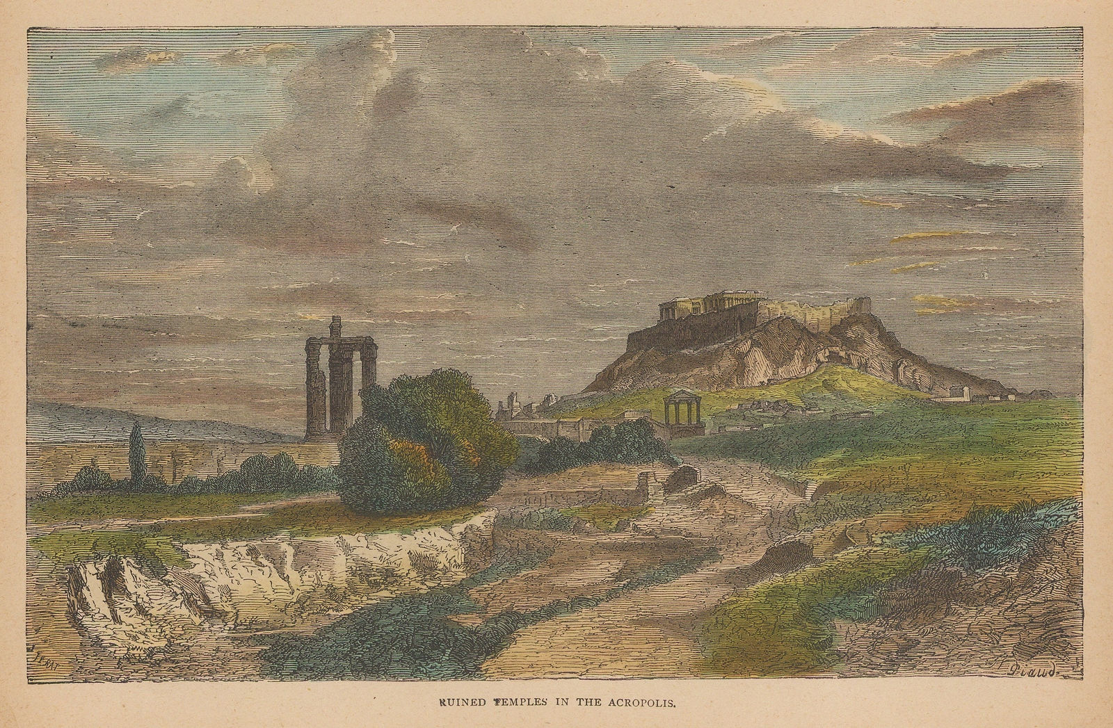 J. C. Brown, Greece - Athens, Acropolis, 1870 c.