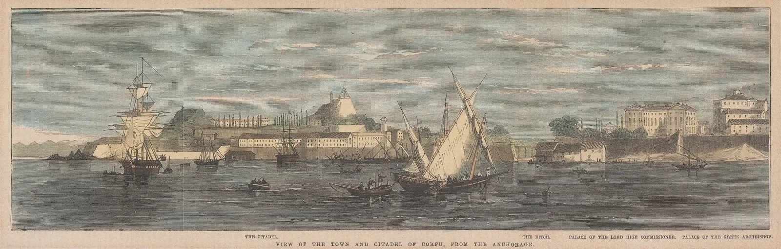 Illustrated London News (ILN), Greece - Corfu, 1863