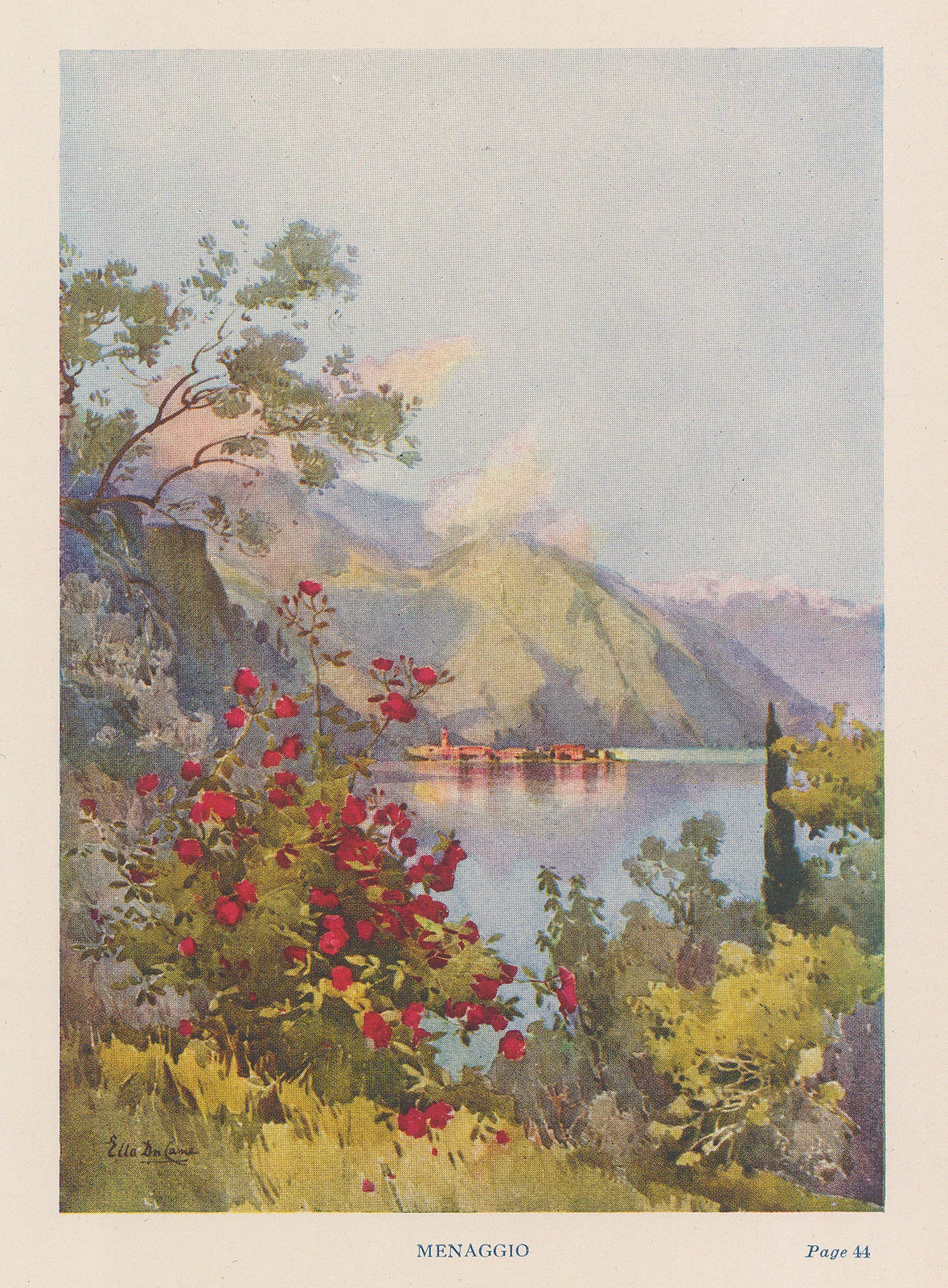 A. & C. Black Ltd., Italy - Lake Como, Menaggio, 1915