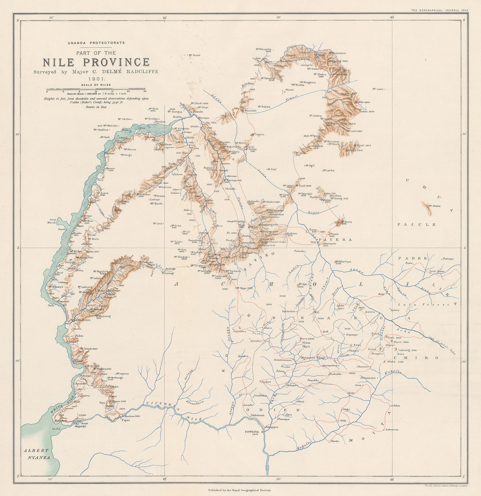 Royal Geographical Society (RGS), Northwest Uganda & the White Nile, 1903
