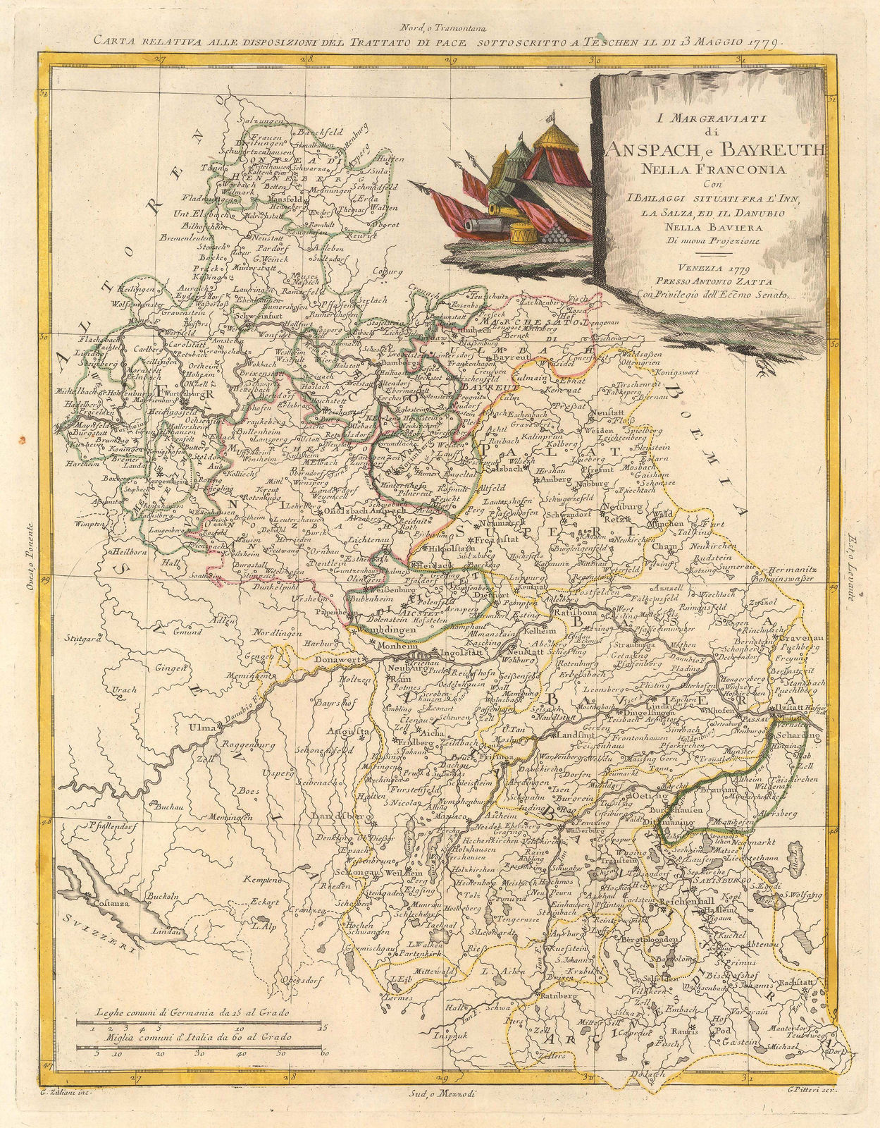 Antonio Zatta, Ansbach and Bayreuth, 1779