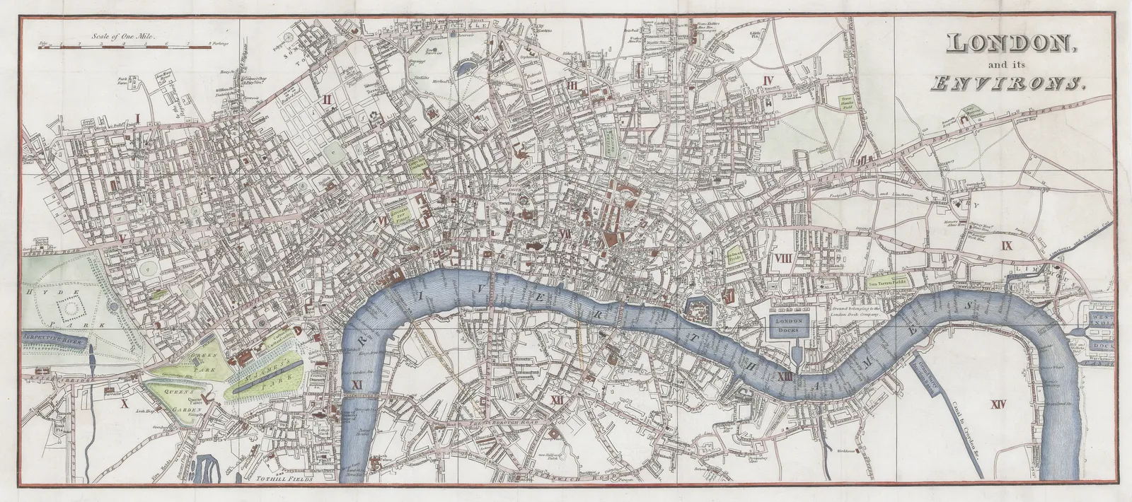 Dr. David Hughson, London and Environs, 1817