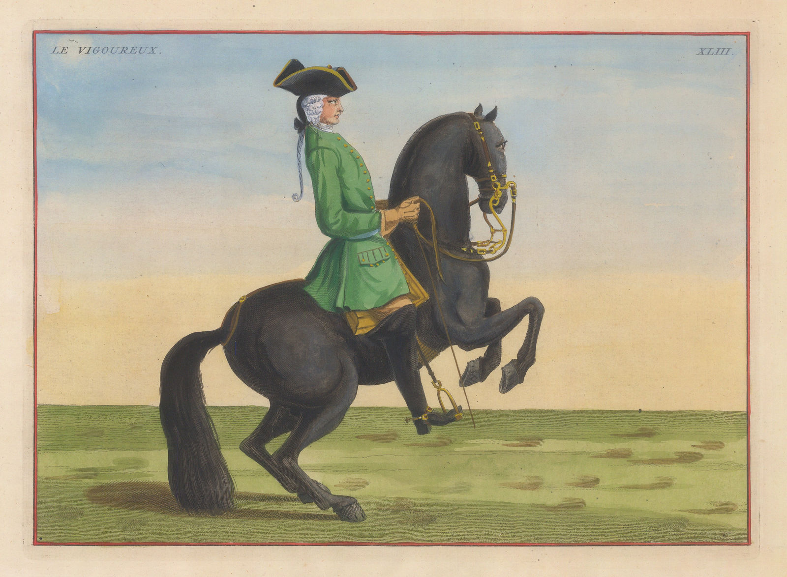 Baron Friedrich von Eisenberg, Horses - Dressage, 1727