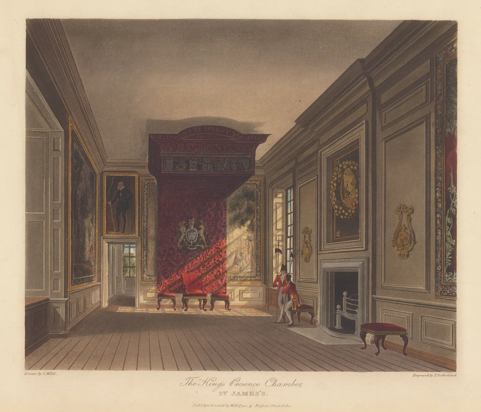 William Henry Pyne, London - St. James's Palace, 1818