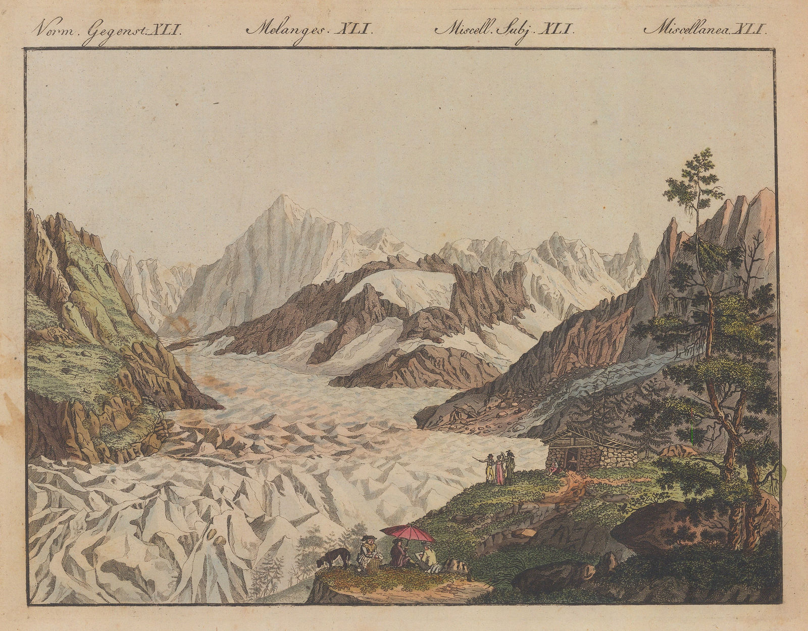 Friedrich Justin Bertuch, France - Mer de Glace, 1798