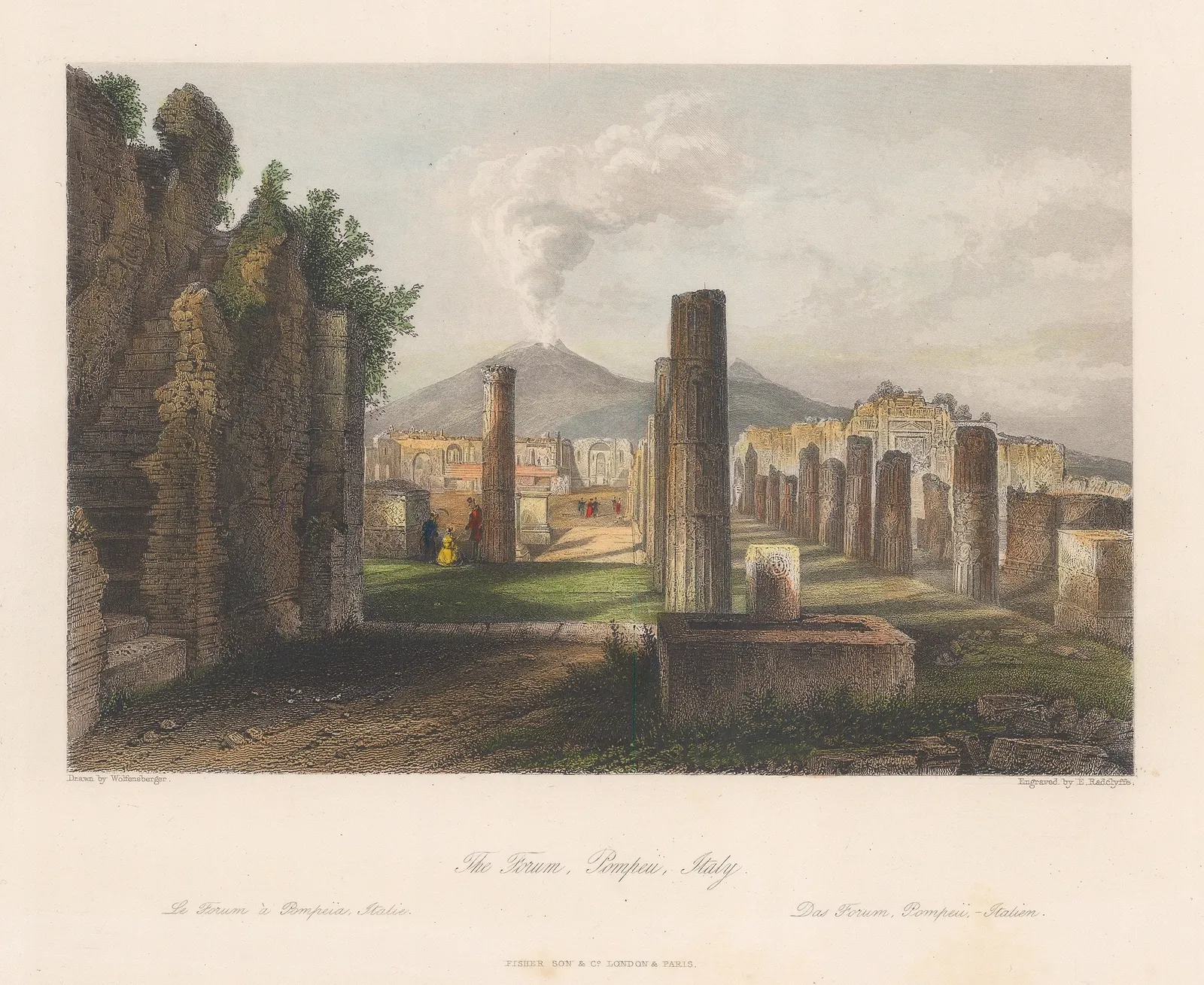 Henry Fisher, Italy - Pompeii, 1840 c.