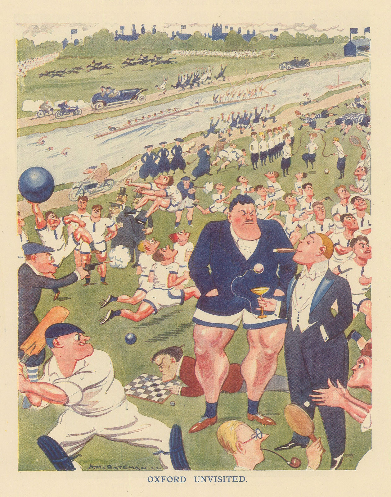 Punch, Rowing - Cartoon, 1922