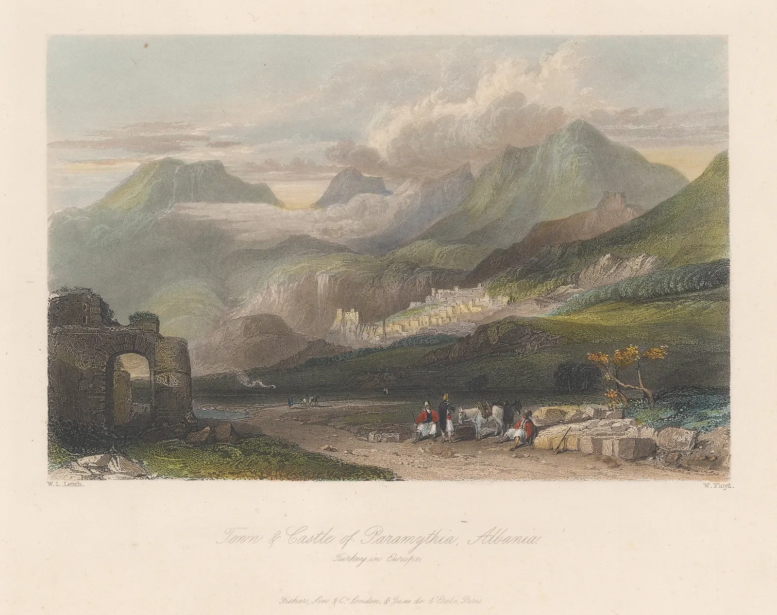 Henry Fisher, Greece - Paramythia, 1840 c.