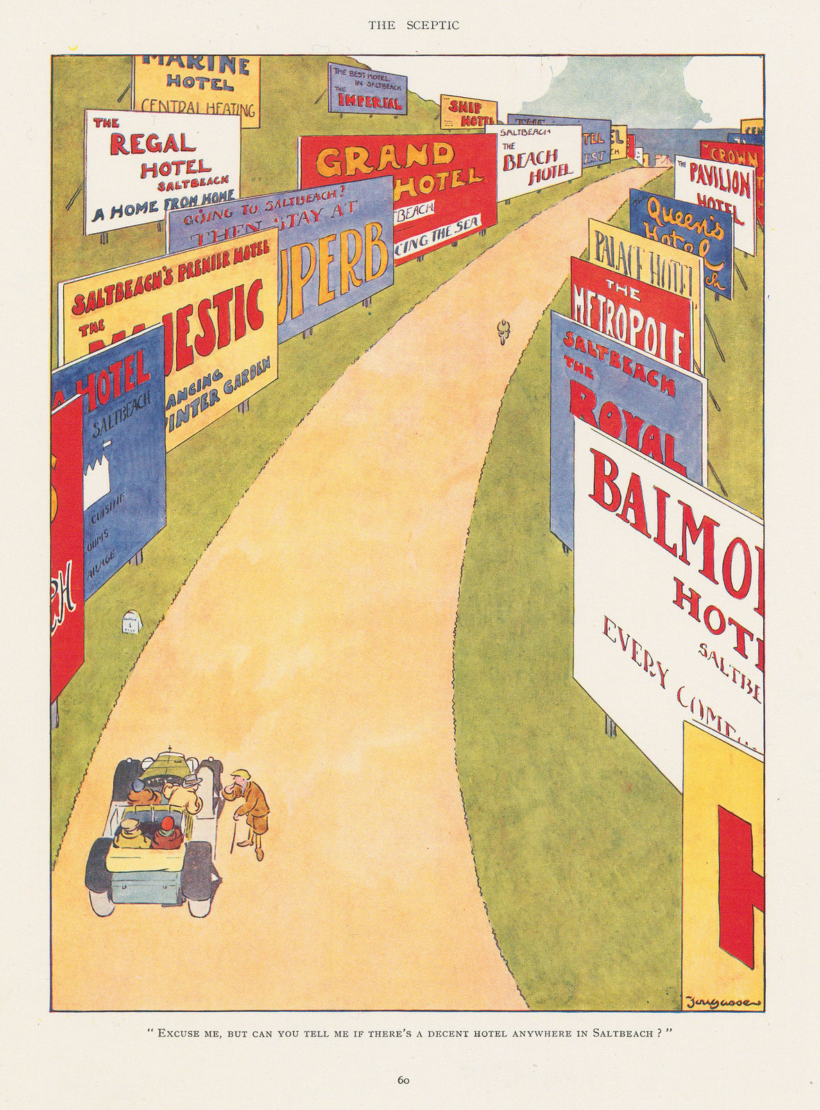 Punch, Cartoon - The Sceptic, 1927