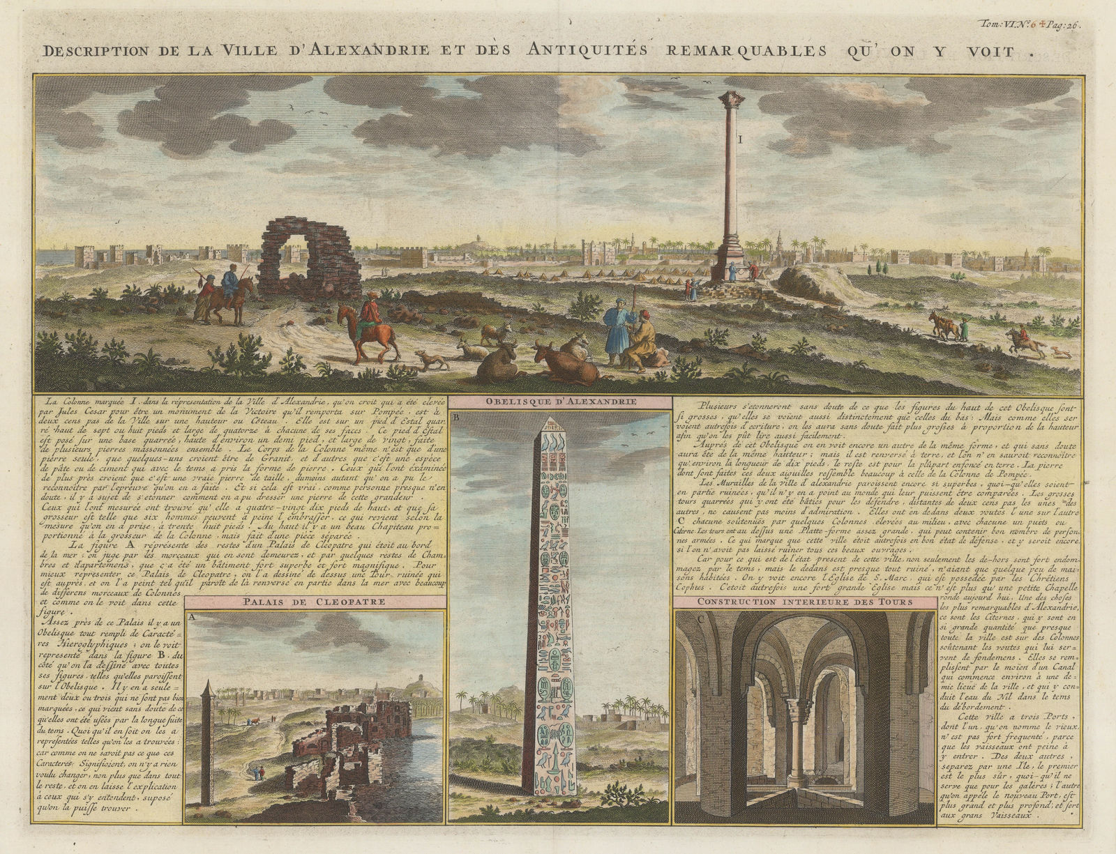 Henri Chatelain, Egypt - Alexandria,, 1719