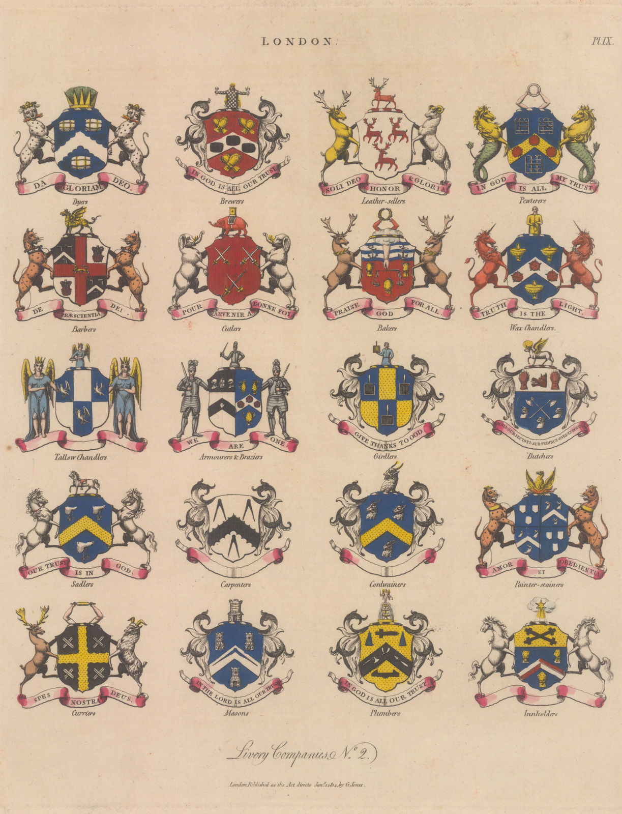John Wilkes, London - City Livery Arms, 1815
