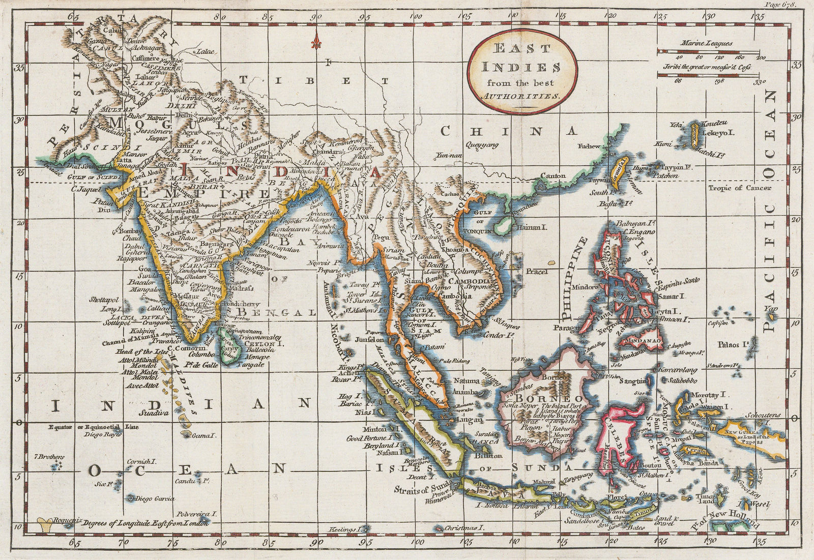 William Guthrie, East Indies from the best Authorities, 1792