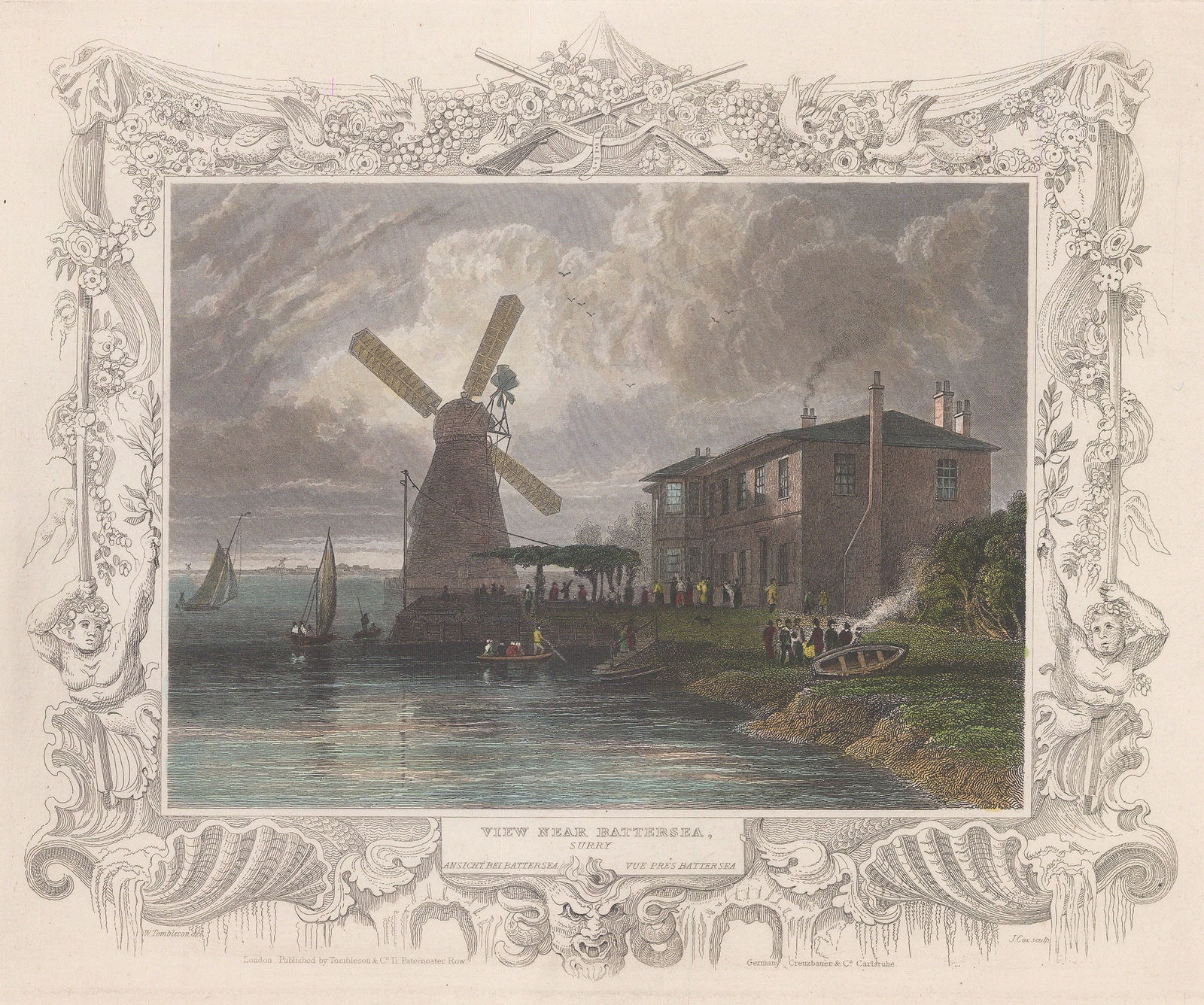 William Tombleson, London - Battersea Park, 1845 c.