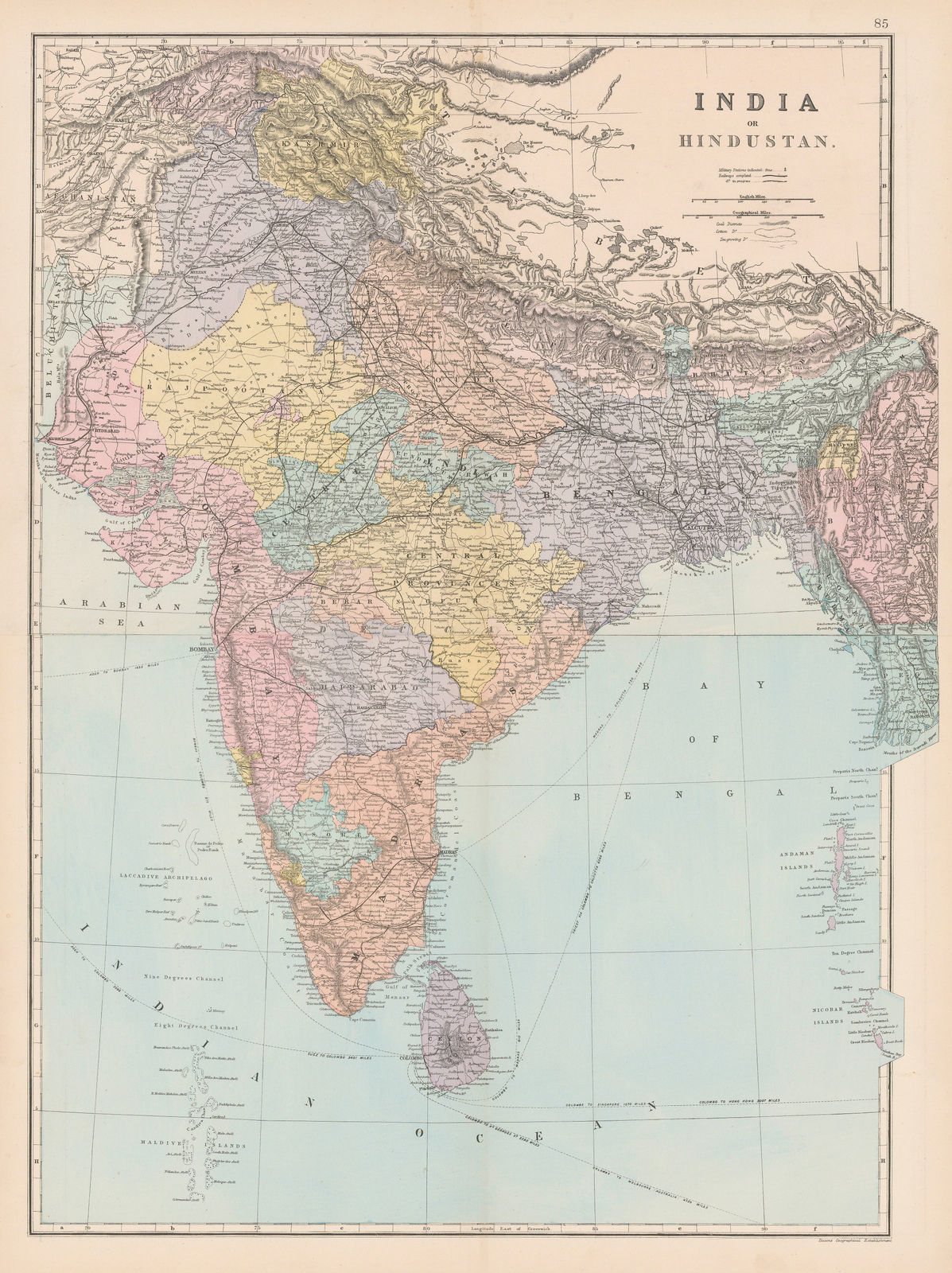 George W. Bacon, India, or Hindustan, 1885 (c.)