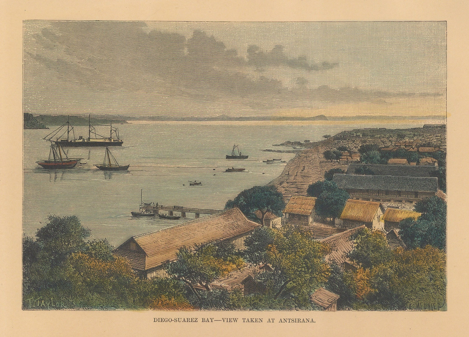 Jean Jacques Élisée Reclus, Madagascar - Diego Sarez Bay, 1894