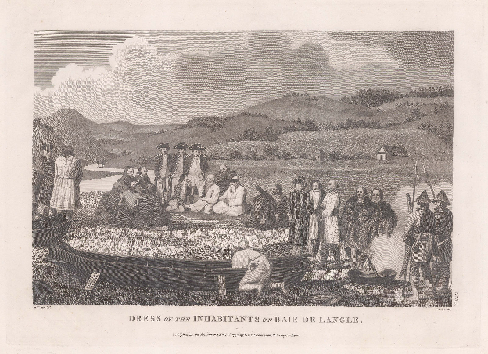 Count Jean-Francois de la Perouse, Russia - Baie de Langle, 1798