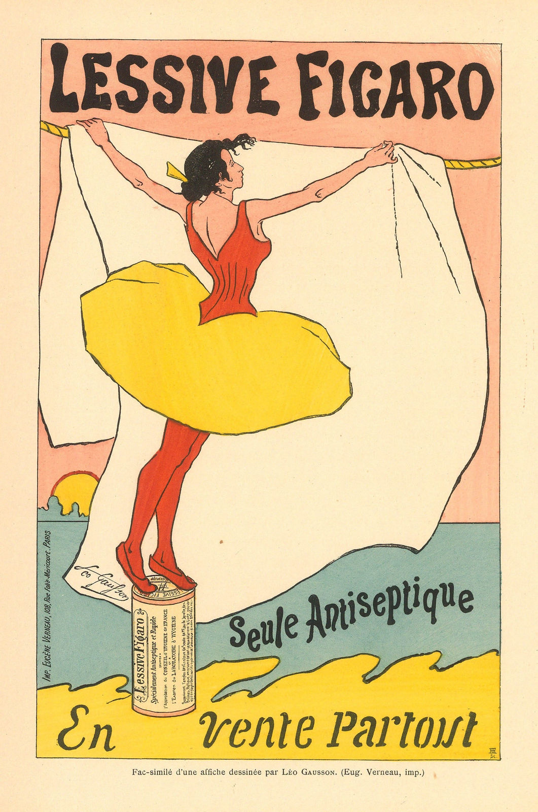 Jules Cheret, Lessive Figaro, 1896