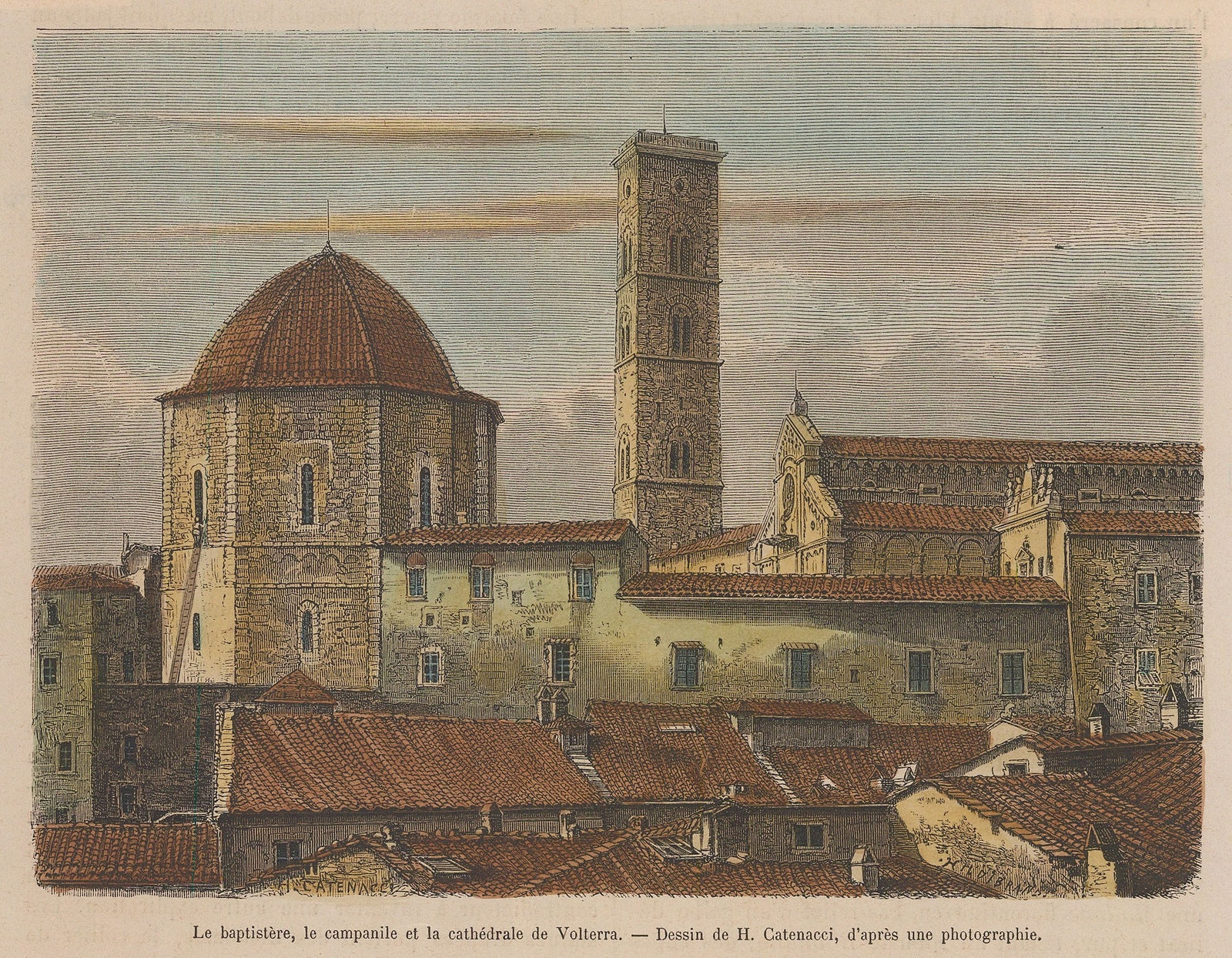 Geoffry Garnier, Italy - Volterra, 1876