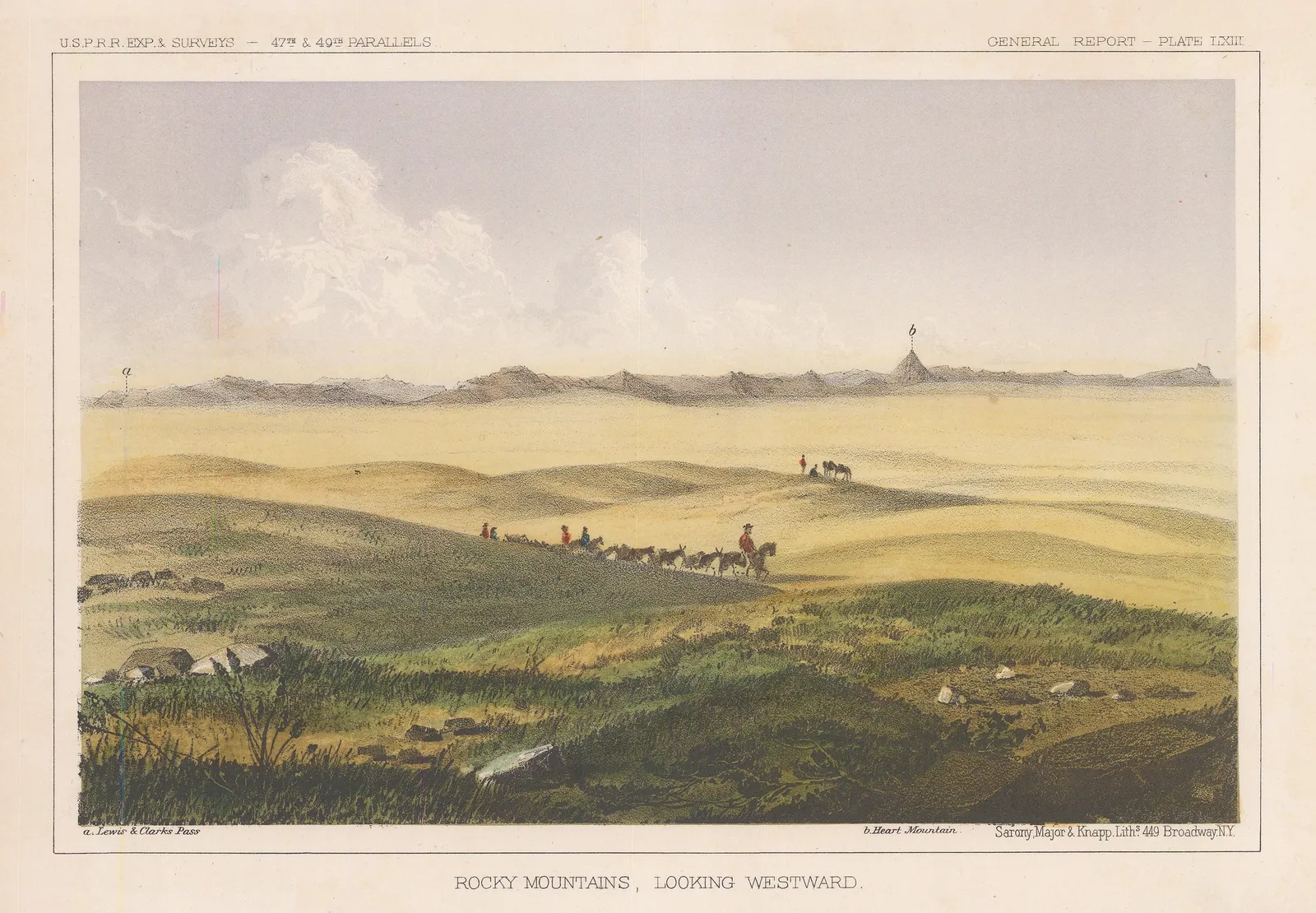 United States Pacific Railroad Expeditions (USPRR), Wyoming - Rocky Mountains, 1857