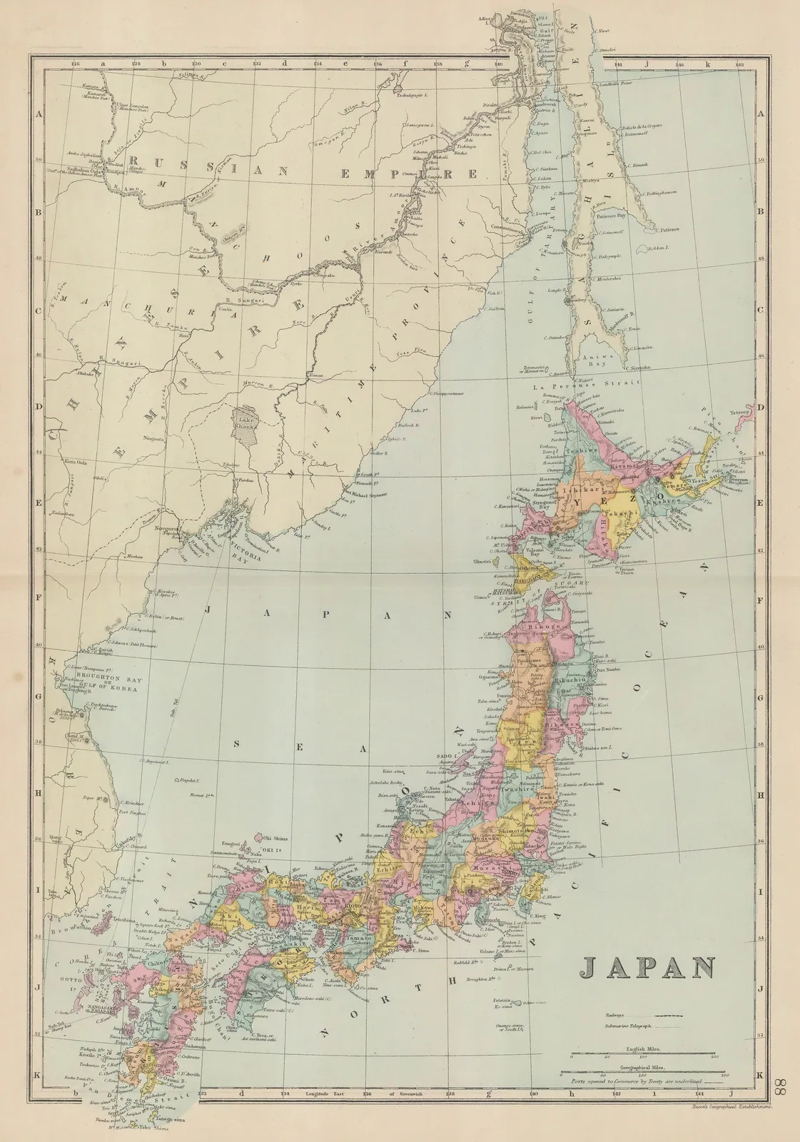 George W. Bacon, Japan, 1885 c