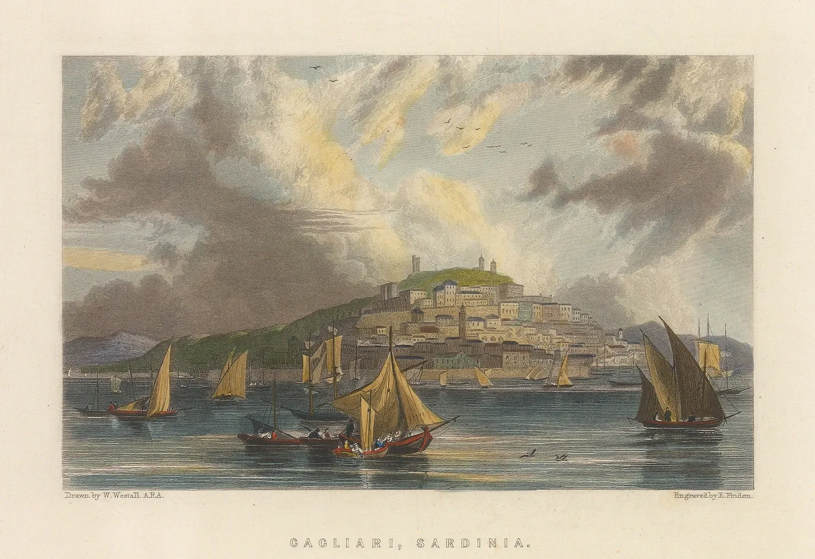 Archibald Fullarton, Sardinia - Cagliari, 1865 c.