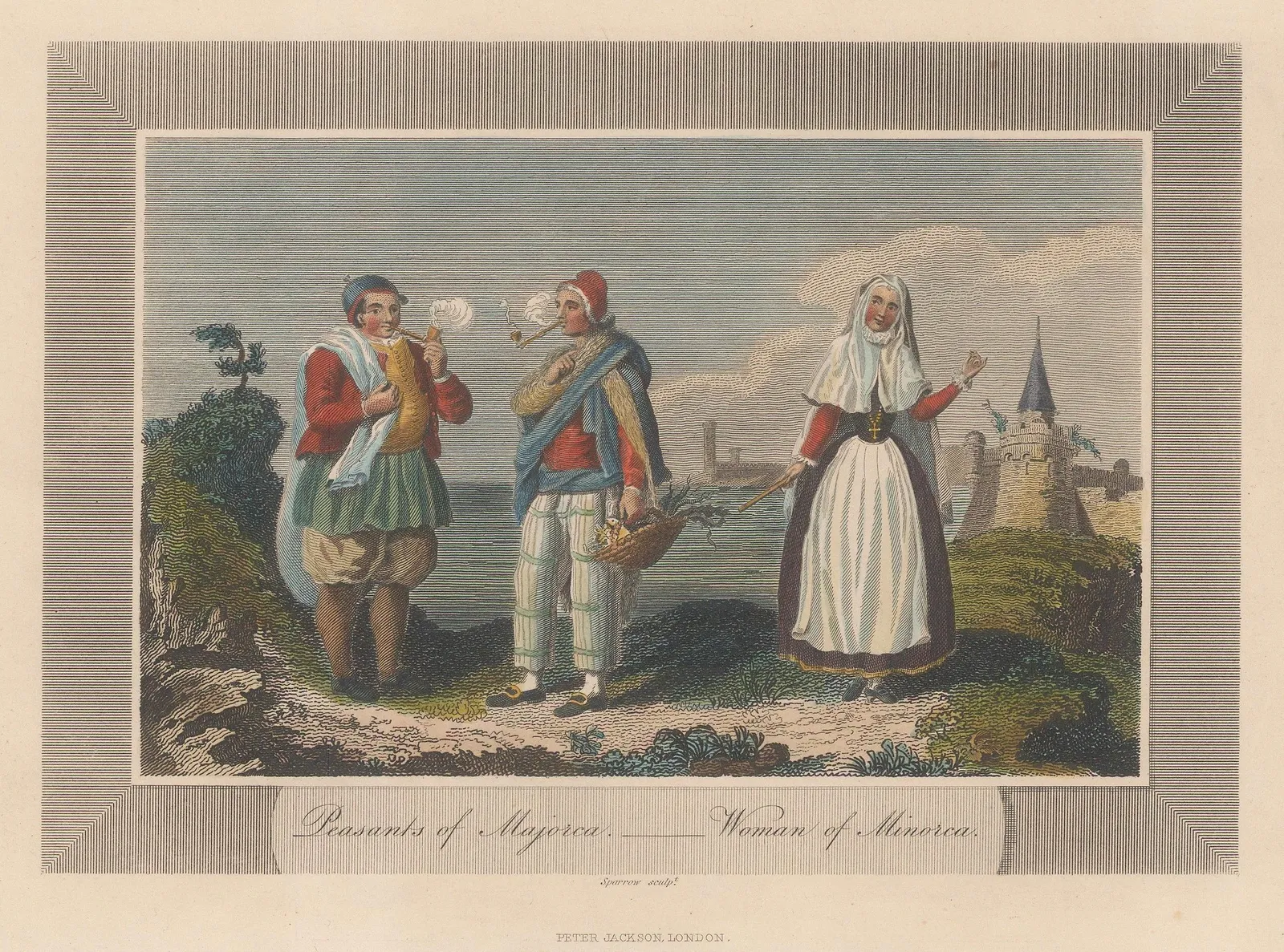 Cavendish Pelham, Minorca - Costume, 1810 c.